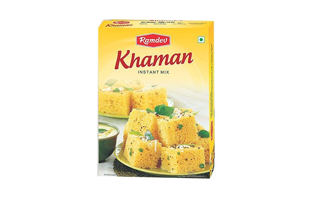 Ramdev Khaman (Instant Mix)   Box  400 grams
